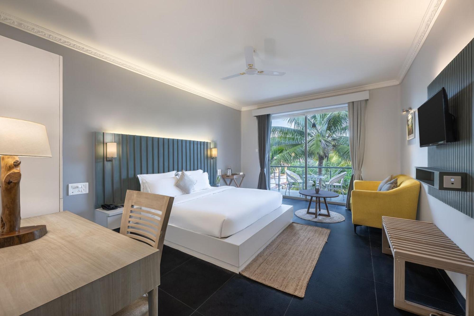 فندق Echor Samara Morjim Goa Sea View Restro المظهر الخارجي الصورة